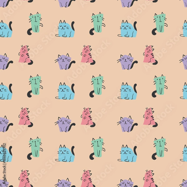 Obraz Easter seamless pattern