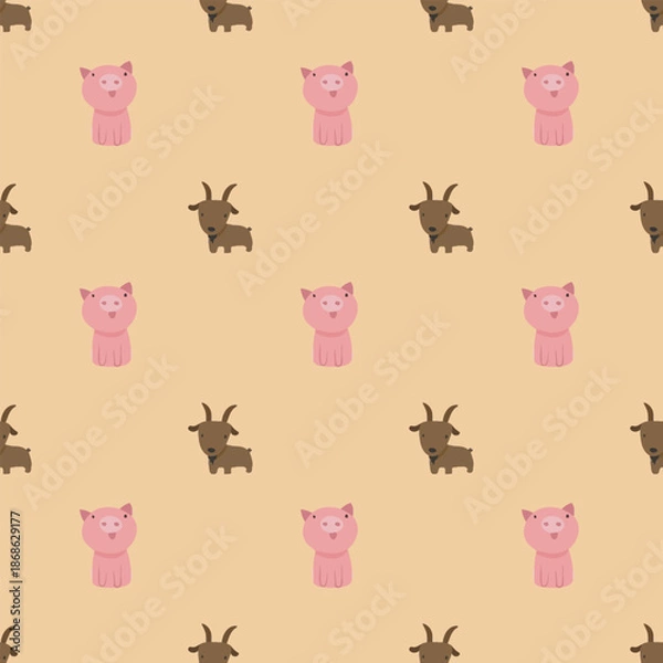 Obraz Easter seamless pattern