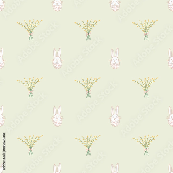 Obraz Easter seamless pattern