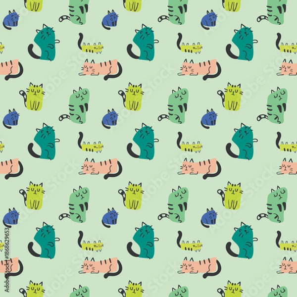 Obraz Easter seamless pattern