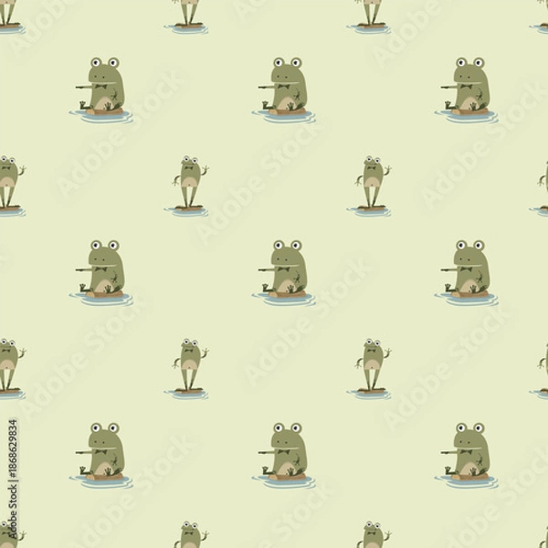 Obraz Easter seamless pattern