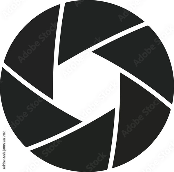 Obraz Camera shutter icon