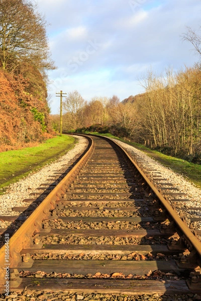 Fototapeta A Railway Line