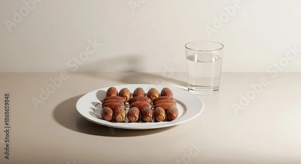 Obraz Elegant Ramadan Mosque Interior With Soft Light