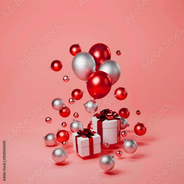 Obraz christmas gift boxes