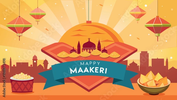 Obraz Maakeri isolated on white background Vector