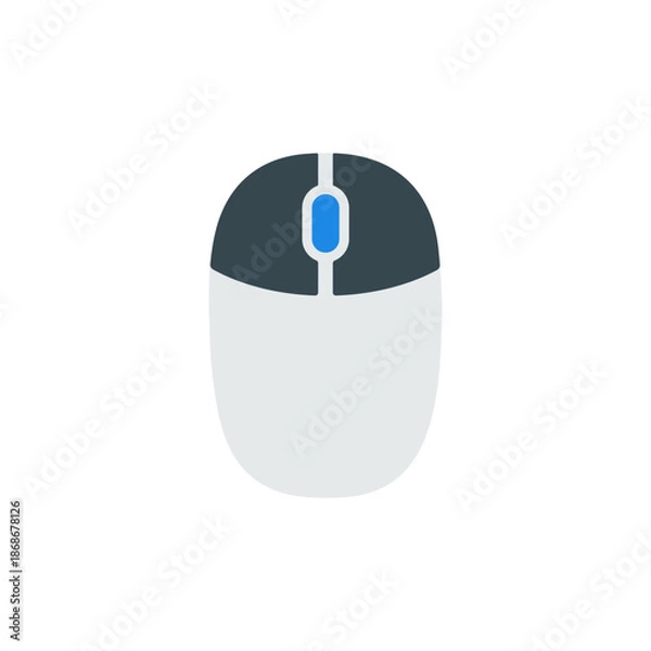 Obraz Computer mouse icon. Vector illustration.