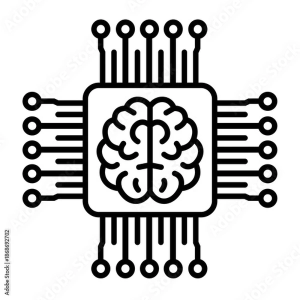 Fototapeta Artificial intelligence