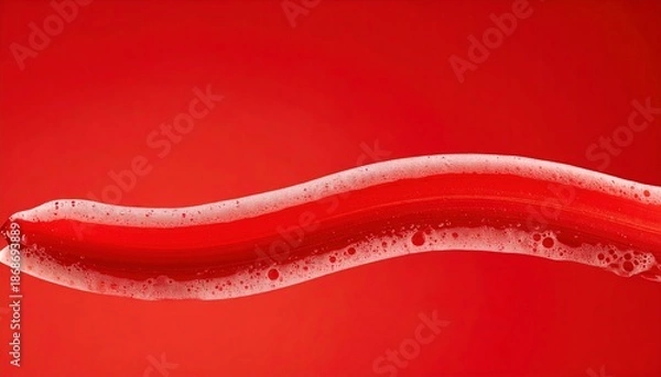 Obraz Abstract design with foamy bubbles and plastic textures