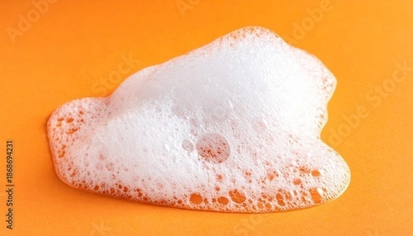 Obraz Abstract design with foamy bubbles and plastic textures