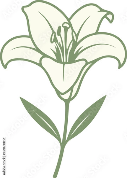 Obraz Easter Vector on Transparent Background with Bunny and Celebration Concept