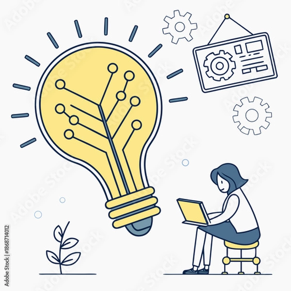 Obraz business idea concept