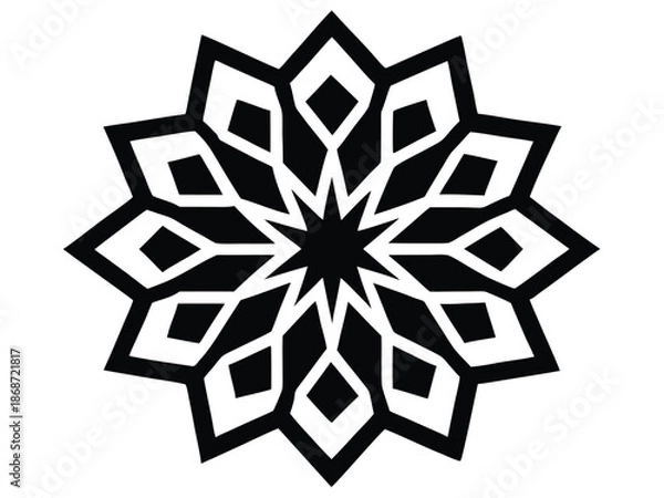 Obraz islamic golden pattern design