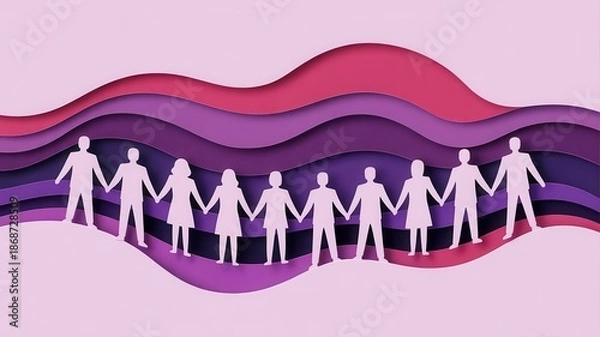 Obraz Unity and diversity in progressive waves