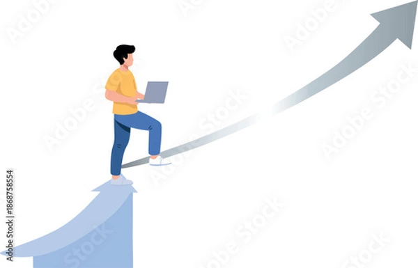 Obraz Business Growth Path