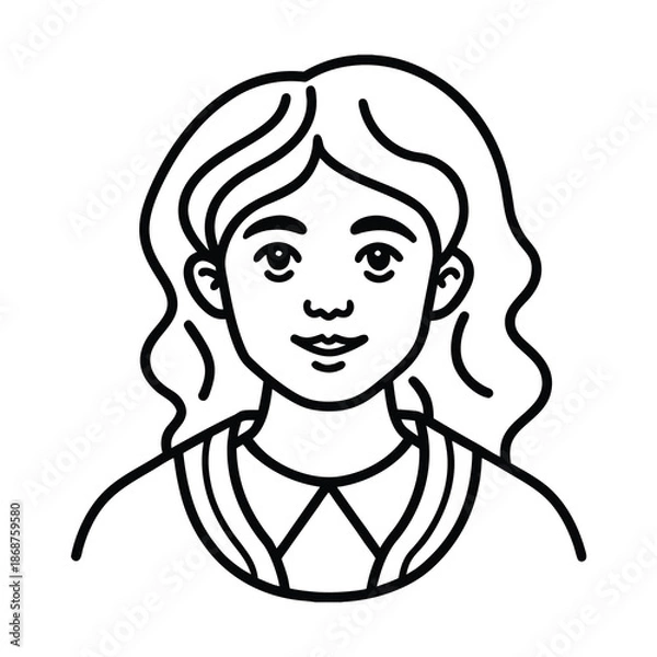 Fototapeta simple linework