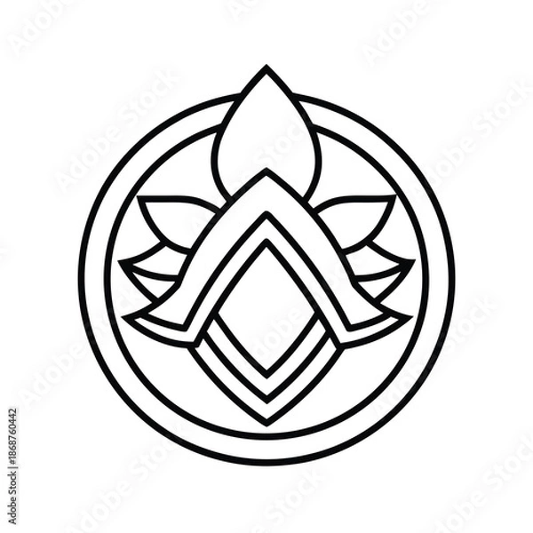 Fototapeta accent icon