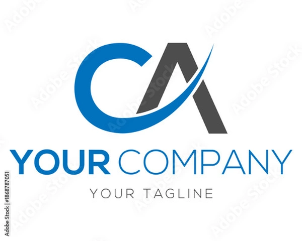 Obraz company logo design