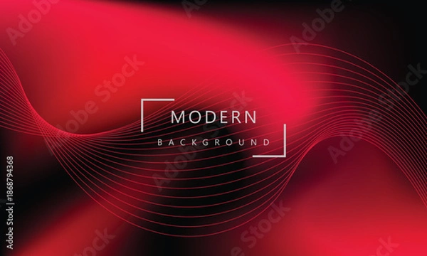 Obraz Dynamic colorful gradient pink color mesh background