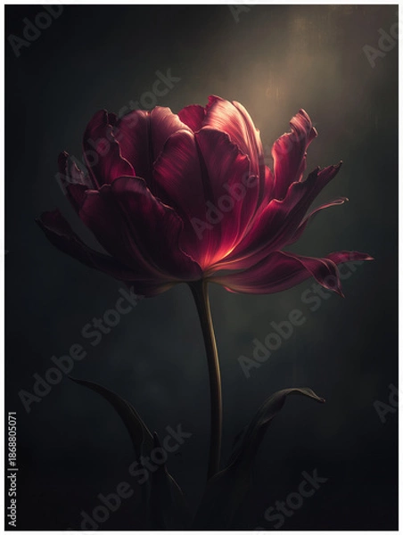 Obraz Ember Bloom. Generative AI