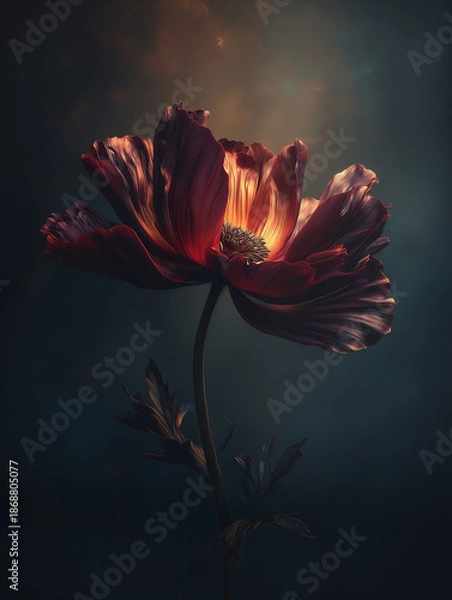 Obraz Ember Bloom. Generative AI