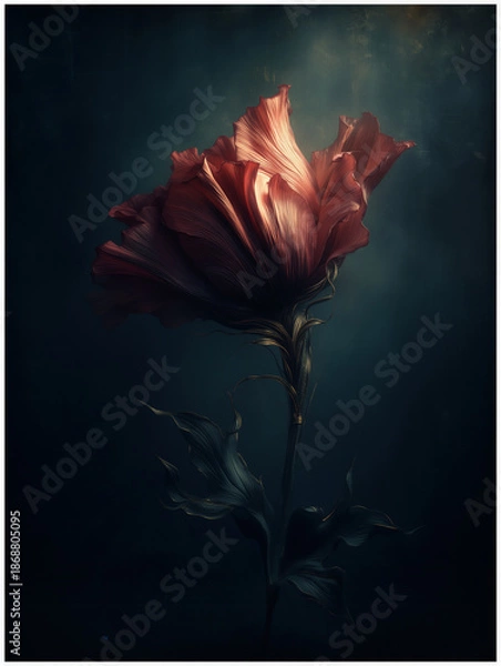 Obraz Ember Bloom. Generative AI