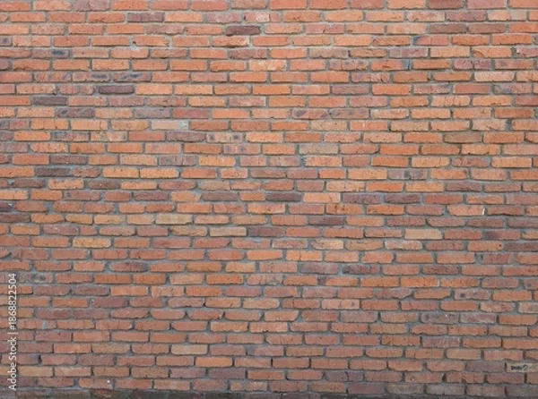 Obraz red brick wal