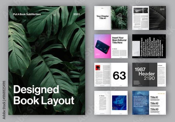 Obraz Designed Book Layout