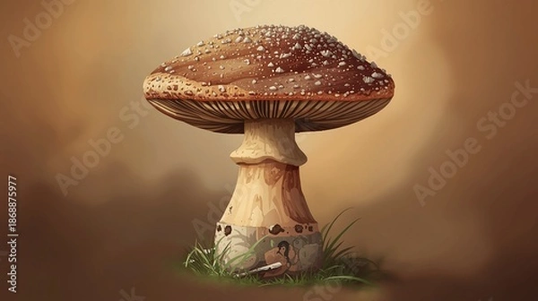 Obraz mushroom in the forest