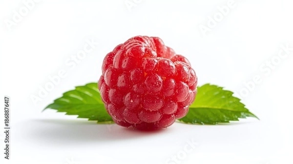 Obraz raspberry on white