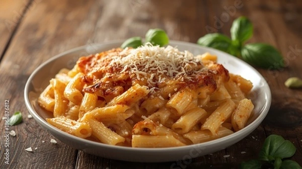 Obraz pasta with chicken