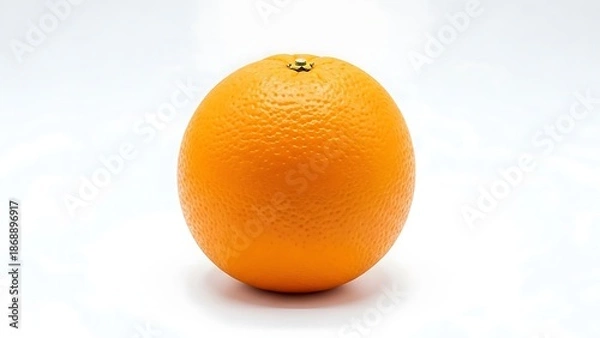 Obraz Fresh Orange on White Background