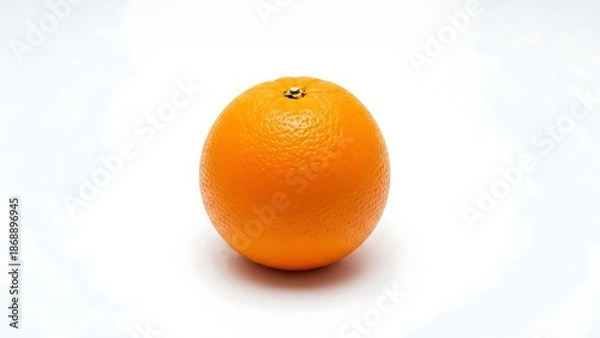 Obraz Fresh Orange on White Background