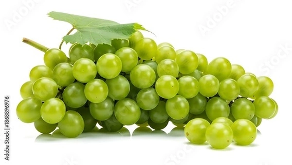Obraz Fresh Green Grapes Cluster