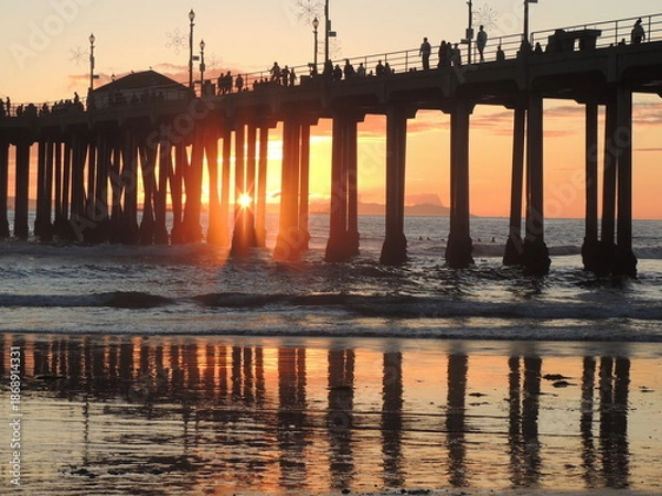 Obraz Sunset by the beach