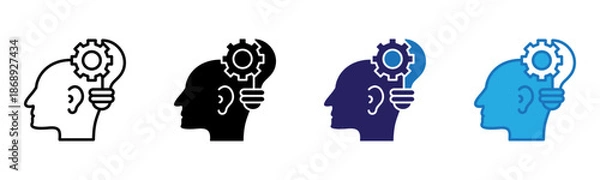 Obraz Expert Icon Multi Style Vector Illustration