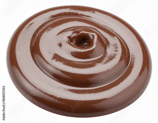 Obraz なめらかなチョコレートの螺旋/
Smooth chocolate spiral