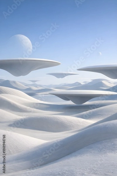 Fototapeta Artificial Gravity Alien Landscape