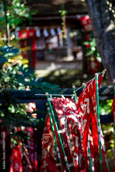 Obraz 鎌倉2615　八雲神社8　幟