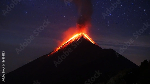 Fototapeta Volcano Eruption