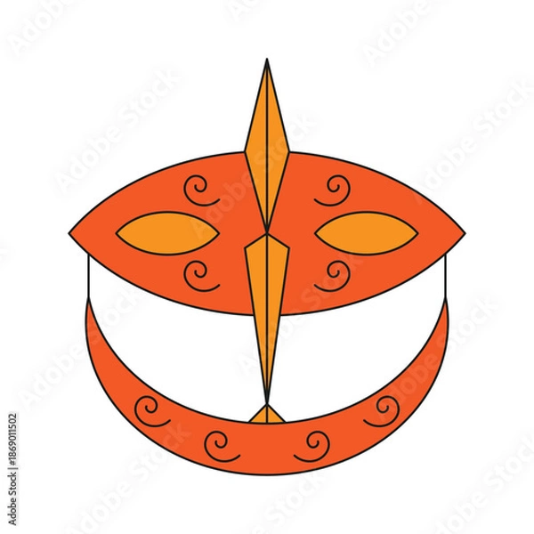 Obraz wau bulan kite illustration