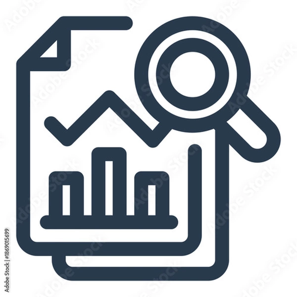 Obraz Employee performance review analytics Vector Icon