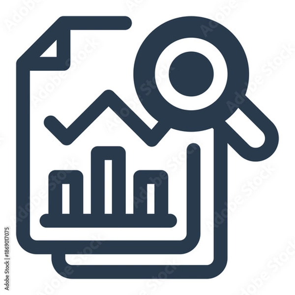 Obraz Employee performance review analytics Vector Icon