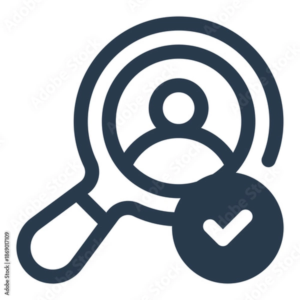 Obraz Recruitment and candidate screening Vector Icon