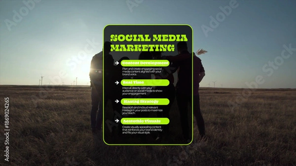 Fototapeta Text List Animation 03