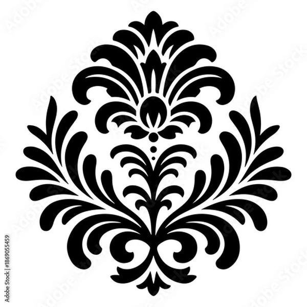 Obraz damask floral pattern