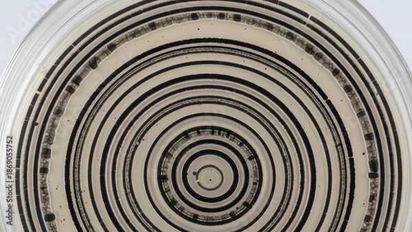 Obraz Spiral Concentric Rings Close Up