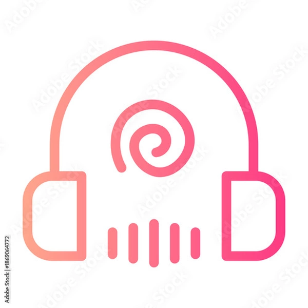 Fototapeta self hypnosis gradient icon