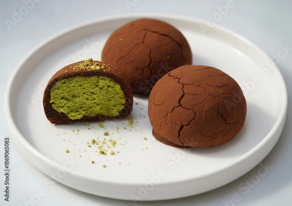 Fototapeta 달콤한 쫀득 쿠키 디저트