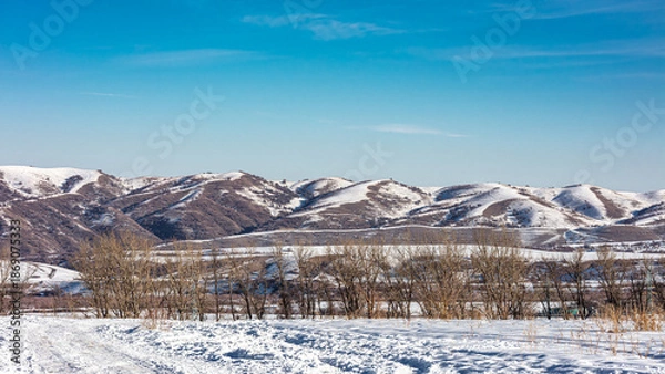 Obraz winter landscape in the mountains